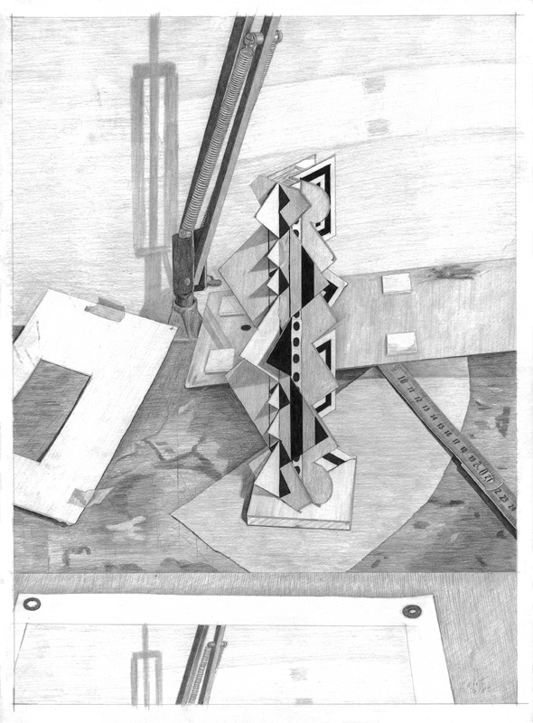 Lead point drawing